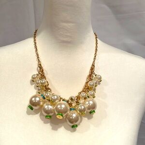 Lilly Pulitzer Pearl Cluster Necklace NWOT